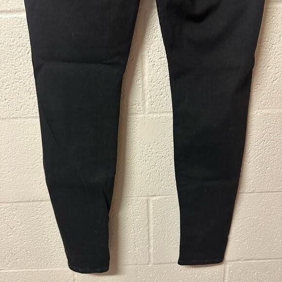 Mother Denim Black The Looker Not Guilty Black Skinny Jeans Size 32 Stretch - Picture 10 of 14